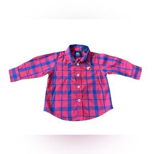 Wrangler Kids Plaid Long-Sleeve Shirt